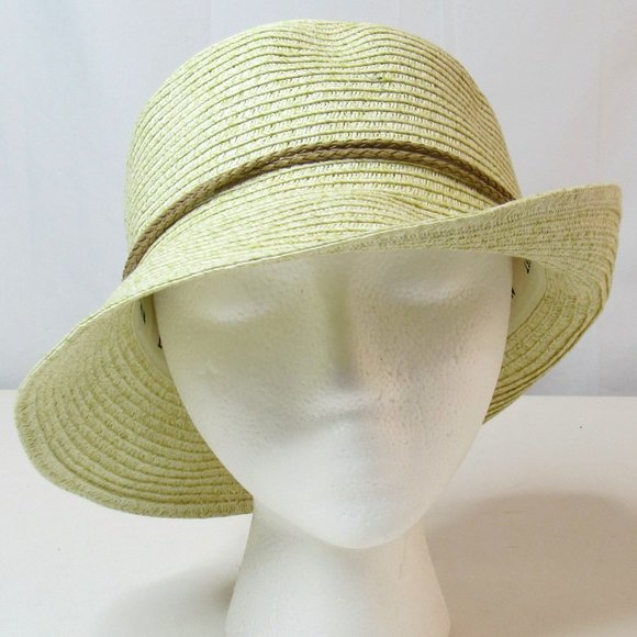 Nine West Classic Straw Sun Hat - Picture 1 of 9